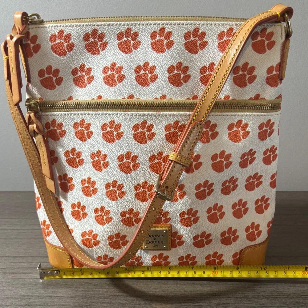 Dooney & Bourke Clemson University Tigers Paw Print Bag